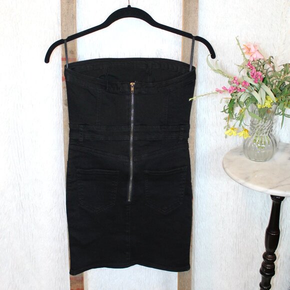 superdown Ally Strapless Denim Mini Dress - Picture 2 of 9